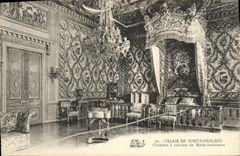 CPA Palais De Fontainebleau Chambre A Coucher De Marie Antoinette