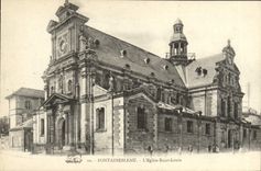 CPA Fontainebleau L'Eglise Saint Louis
