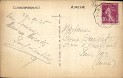 VINTAGE POSTCARD Nemours the Beauregard Rocks