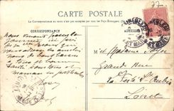 VINTAGE POSTCARD Drill De Fontainebleau the Lady Jeanne Rock of Avon