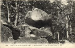 CPA Foret De Fontainebleau Mont Chauvet La Roche Qui Remue