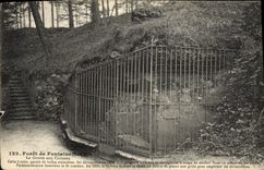 CPA Foret De Fontainebleau La Grotte Aux Cristaux