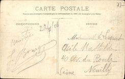 CPA Foret De Fontainebleau Sphinx Des Druides Franchard