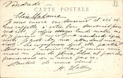 VINTAGE POSTCARD Drill De Fontainebleau Rock De Merlin the Enchanter Mount Custom Magician