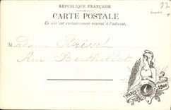 VINTAGE POSTCARD Fontainebleau Seen General Of the Castle Taken Of the Floor