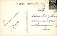 VINTAGE POSTCARD Castle Of Tool bags In Brie Seen from Of the Water Part