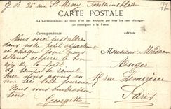 CPA Palais De Fontainebleau Cour Des Adieux