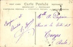 VINTAGE POSTCARD Melun the Central House And the Notre Dame Church