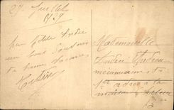 VINTAGE POSTCARD Moret Keep Seen Of the Old Mill