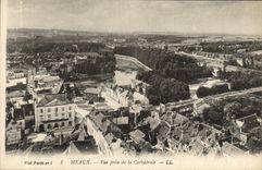VINTAGE POSTCARD Meaux Seen from Of the Cathedral