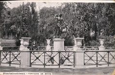 VINTAGE POSTCARD Fontainebleau Fountain Of Diane