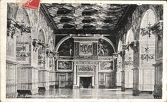 VINTAGE POSTCARD Fontainebleau Salle Of Festivals Herphelin Publicity Goes St Jean Rue of Melun France