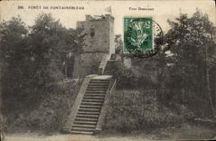 CPA Foret De Fontainebleau Tour Denecourt