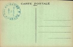 VINTAGE POSTCARD Drill De Fontainebleau the Lady of Apremont