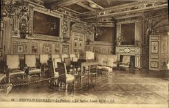 CPA Fontainebleau Le Palais Le Salon Louis XIII