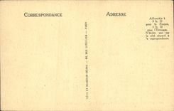 VINTAGE POSTCARD Fontainebleau the Palate the Living room Louis XIII