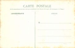 VINTAGE POSTCARD Drill De Fontainebleau Path of Orphee Falls of Apremont