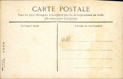VINTAGE POSTCARD Fontainebleau the Palate the Gate golden and the vault St Saturnin