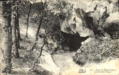 CPA Foret De Fontainebleau La caverne d'Augas