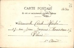 VINTAGE POSTCARD Layered branches Old Fortifications Seen External