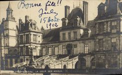 CPA Fontainebleau La Cour Des Adieux