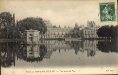 CPA Palais De Fontainebleau Vue Prise Du Parc