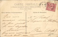 CPA Foret De Fontainebleau La Roche Qui Tremble