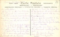 VINTAGE POSTCARD Meaux Old Eveche Cabinet De Bossuet