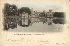CPA Palais De Fontainebleau Vue Prise Du Parc