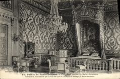 CPA Palais De Fontainebleau Chambre Coucher De Marie Antoinette