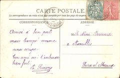 VINTAGE POSTCARD Noisiel Castle De Menior
