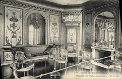CPA Palais De Fontainebleau Boudoir De Marie Antoinette