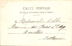 VINTAGE POSTCARD Castle Of Be worth the Viscount Basin Of Tritonne