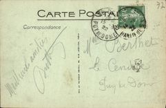 CPA Fontainebleau Perspective Sur l'Etang