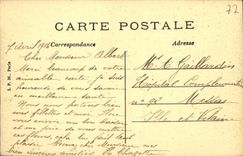 VINTAGE POSTCARD Palate De Fontainebleau the Large Canal