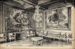 CPA Fontainebleau Le Chateau Antichambre Des Salons Tapisseries