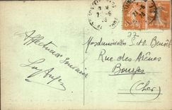 CPA Palais De Fontainebleau Chambre A Coucher De Marie Antoinette