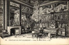 CPA Chateau De Fontainebleau Salon des Reines Meres