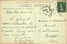 VINTAGE POSTCARD Palate De Fontainebleau Anteroom Of the Large Apartments