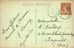 La POSTAL Foret De Fontainebleau Rochers de la VENDIMIA del punto de vista de Corot Gorges con los lobos