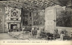 CPA Chateau De Fontainebleau Salon Francois 1er