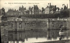 CPA Palais De Fontainebleau Bassin Des Cascades