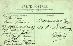 VINTAGE POSTCARD Fontainebleau the Drill the Cave with the Crystals