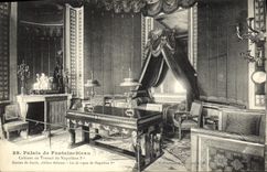 CPA Palais De Fontainebleau Cabinet de travail de Napoleon 1er