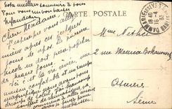VINTAGE POSTCARD Vosves Seen On Selne