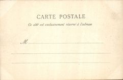 VINTAGE POSTCARD Palate De Fontainebleau Court Of the Good-byes Seen Of the Terrace