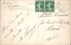 VINTAGE POSTCARD Melun Castle Of Rochette