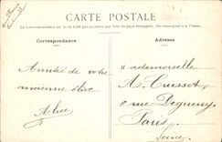 VINTAGE POSTCARD Palate De Fontainebleau Seen On the Floor