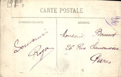 VINTAGE POSTCARD Fontainebleau the Pond With the Hinds