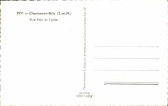 MODERN CARD Thatches In Brie Street Foix And Eglise Bakery